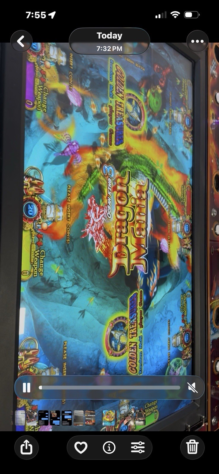 Dragon Mania Ocean King 3 Video Game Table Multiplayer Fish Machine