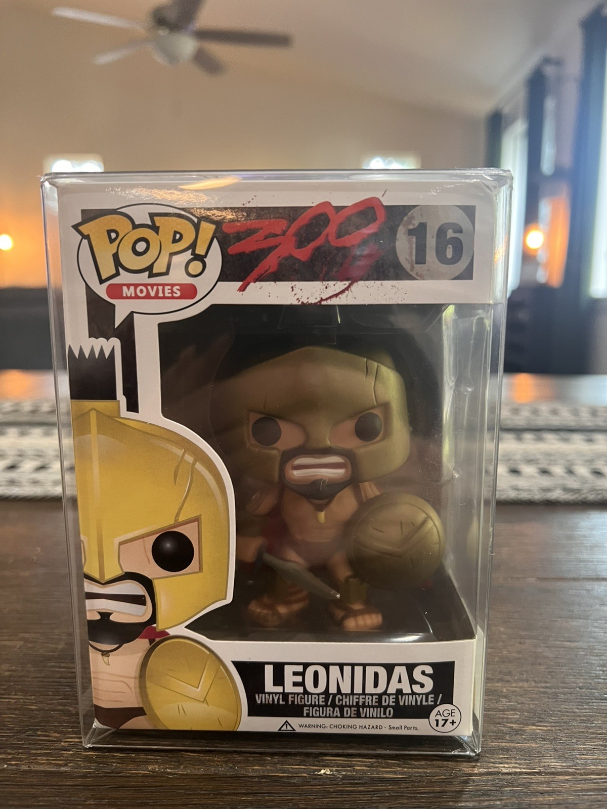 Funko Pop Movies - 300 - Leonidas with armour #16 - VAULTED GRAIL- RARE