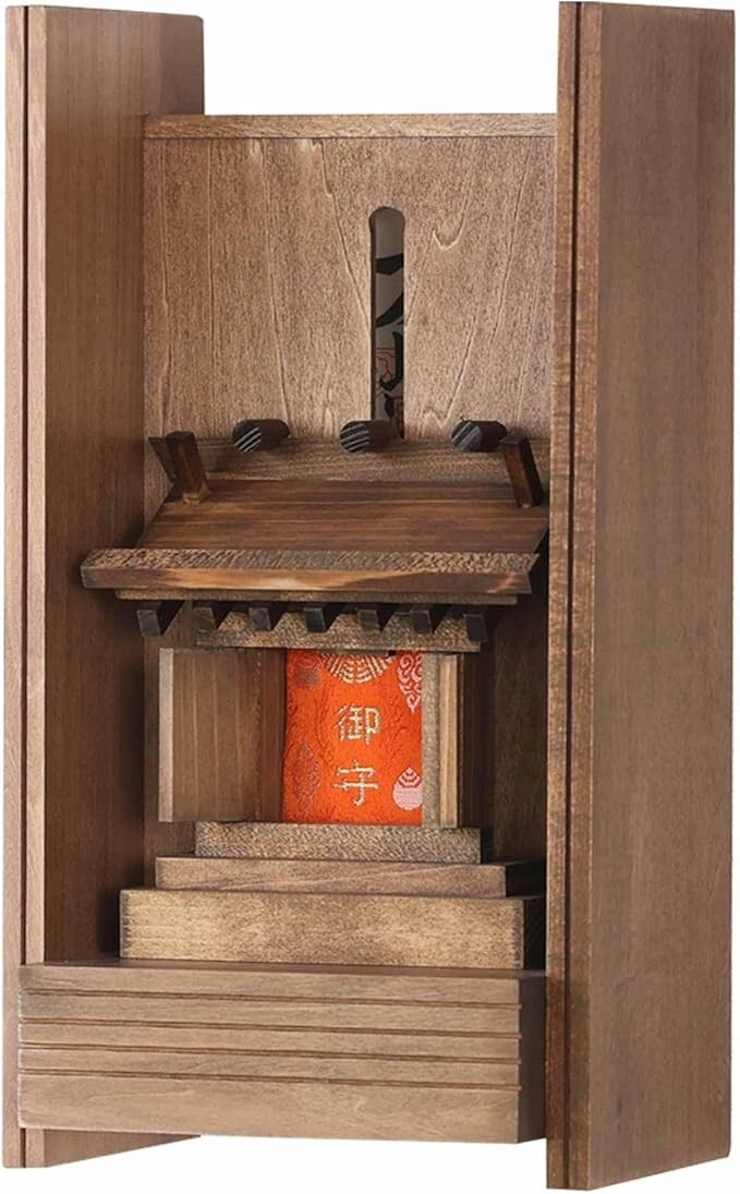 Japanese KAMIDANA Household  Betsu-miya Shinto Shrine Wood Hinoki Altar