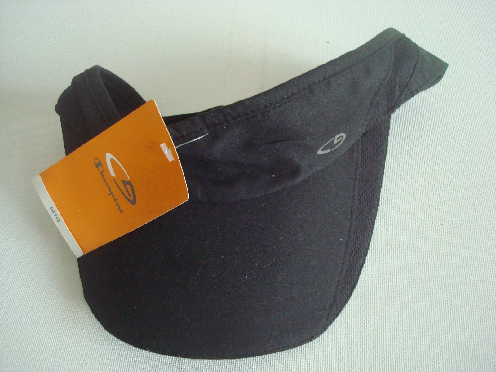CHAMPUION BLACK VISOR TENNIS GOLF     CAP HAT 90S VINTAGE 00S Y2K M1