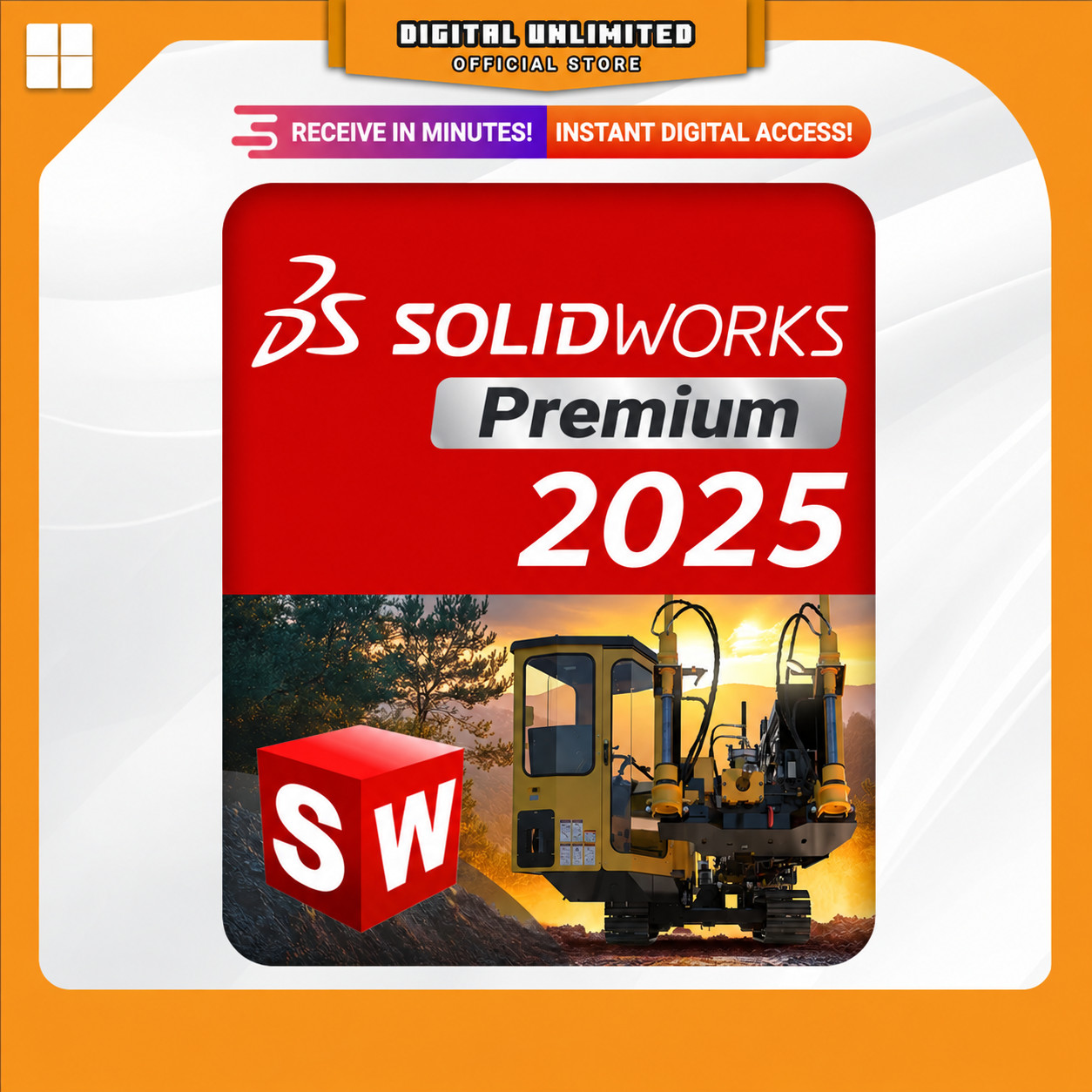 SOLIDWORKS Full Premium 2025 Official License keys