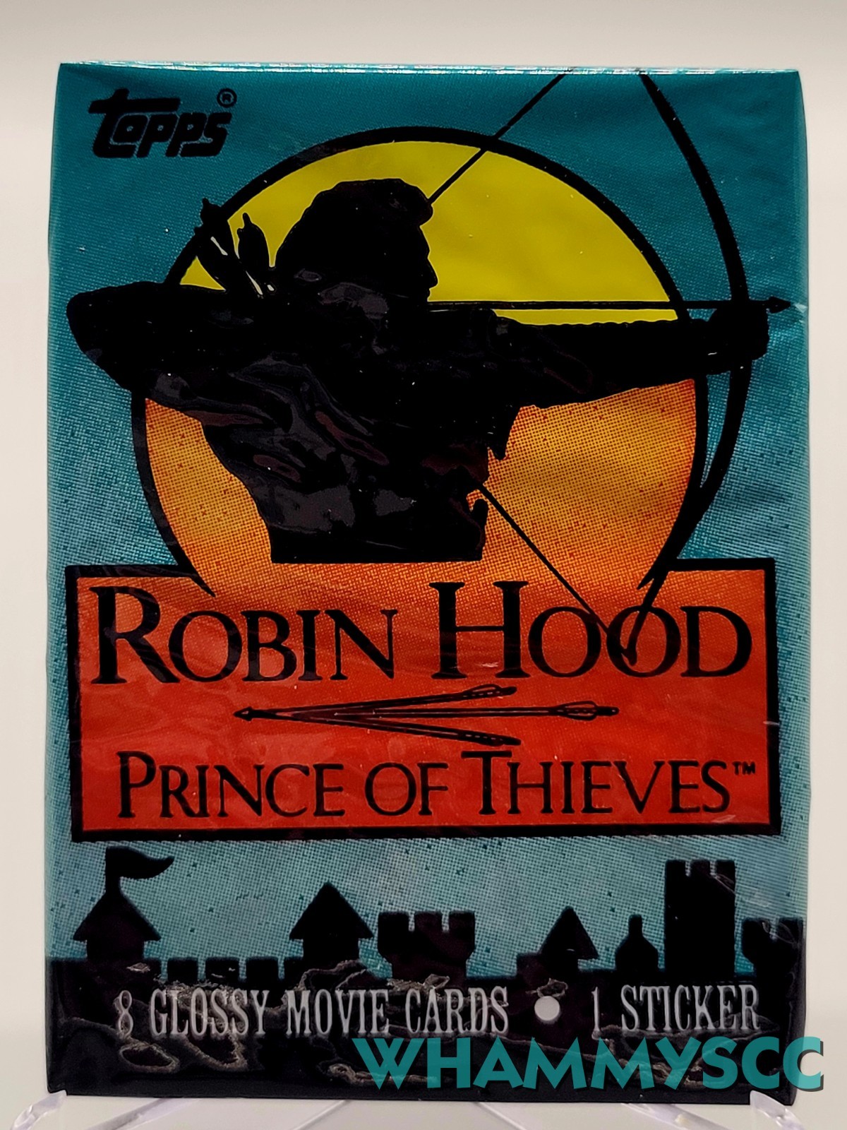 1991 TOPPS ROBIN HOOD PRINCE OF THIEVES MOVIE TRADING CARDS PACK kevin costner 