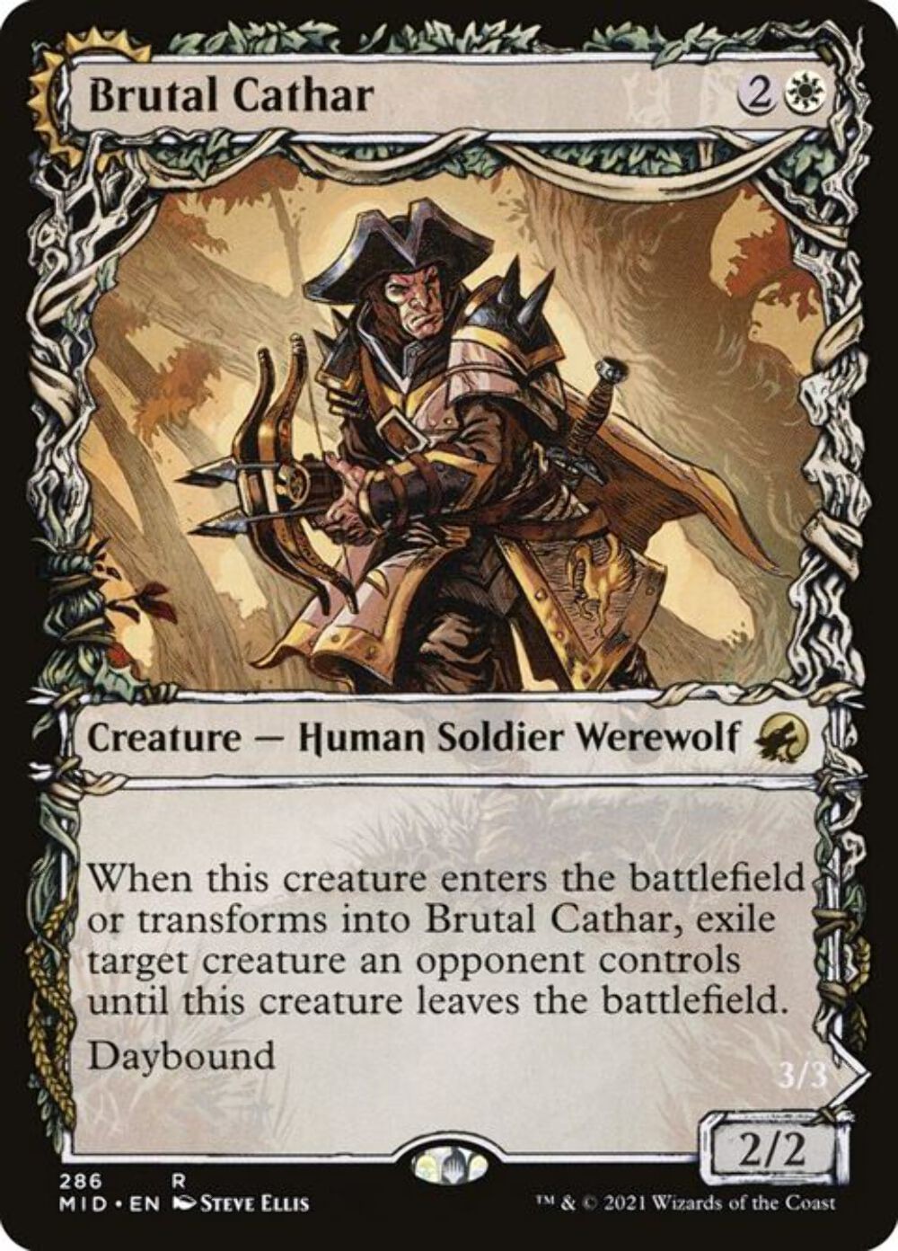 Brutal Cathar // Moonrage Brute (286)
