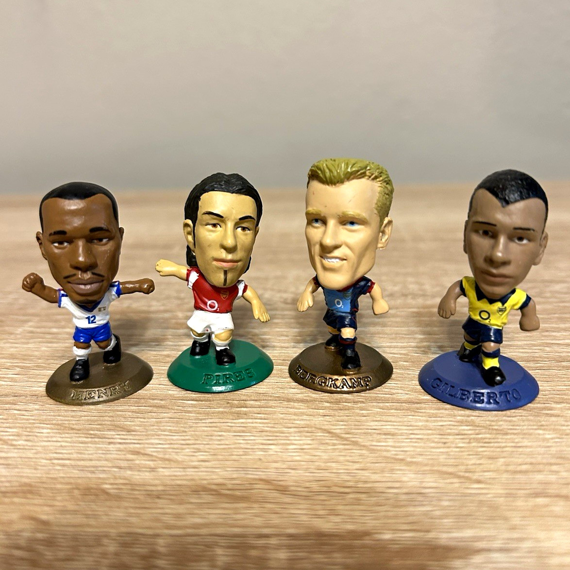 Corinthian MicroStars Arsenal Lot 4 Henry Bergkamp Pires Gilberto Silva Figures