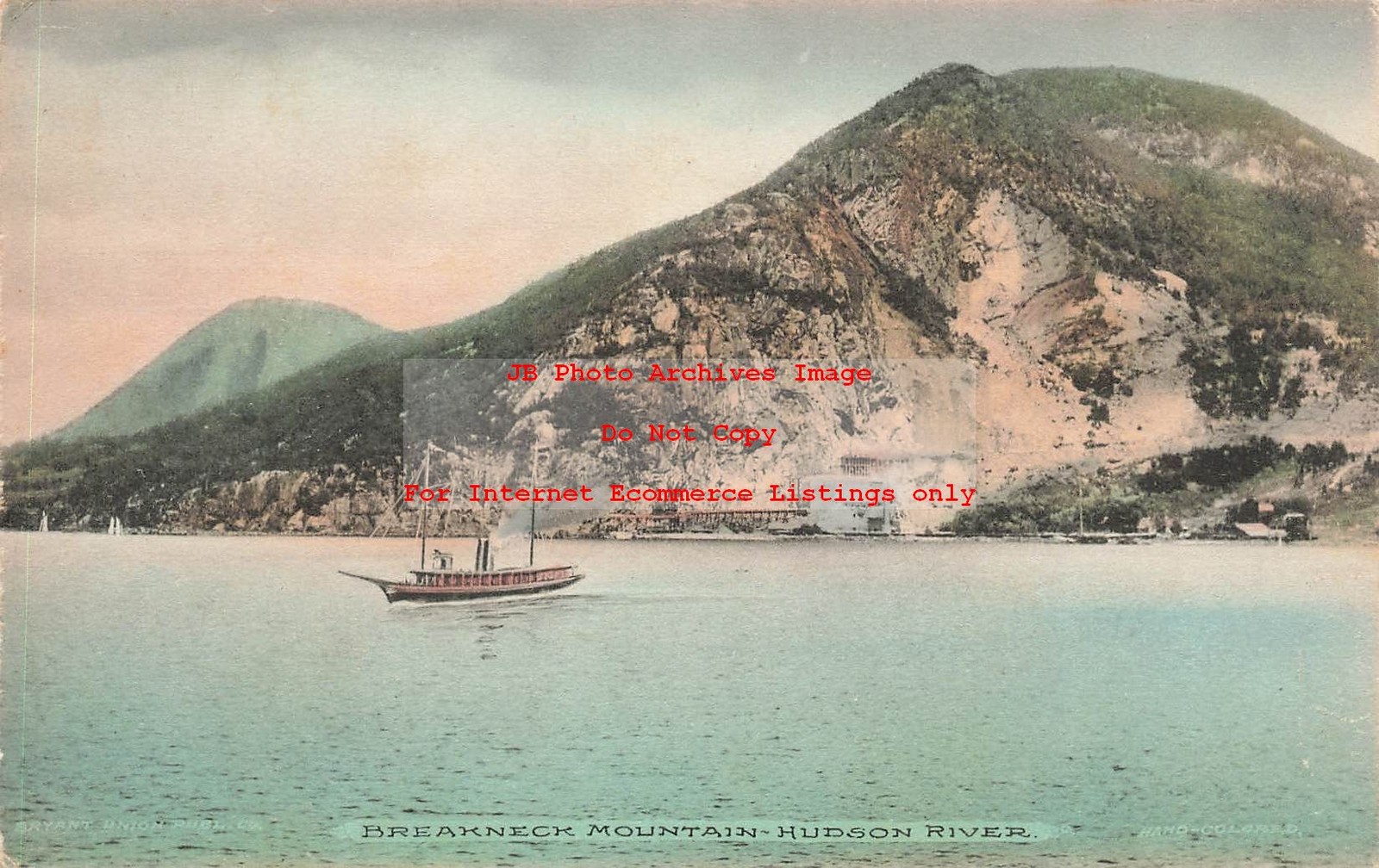 NY, Beacon-Cold Spring, New York, Breakneck Mountain, Albertype