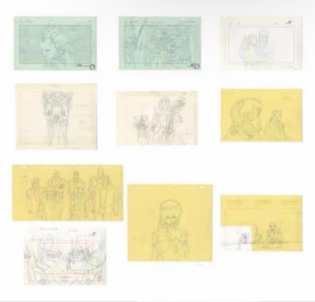 ghost in the shell exhibition reproduction print set of 10