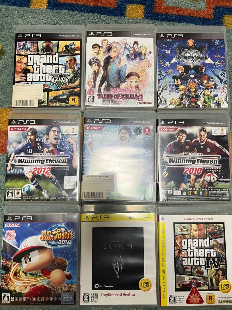 PS3 software 9-piece set bulk sale