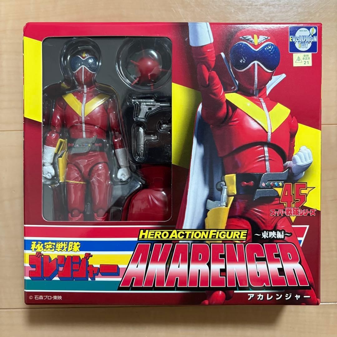 EVOLUTION・TOY HAF Secret Sentai Goranger Akarenjer Action Figure Unopened