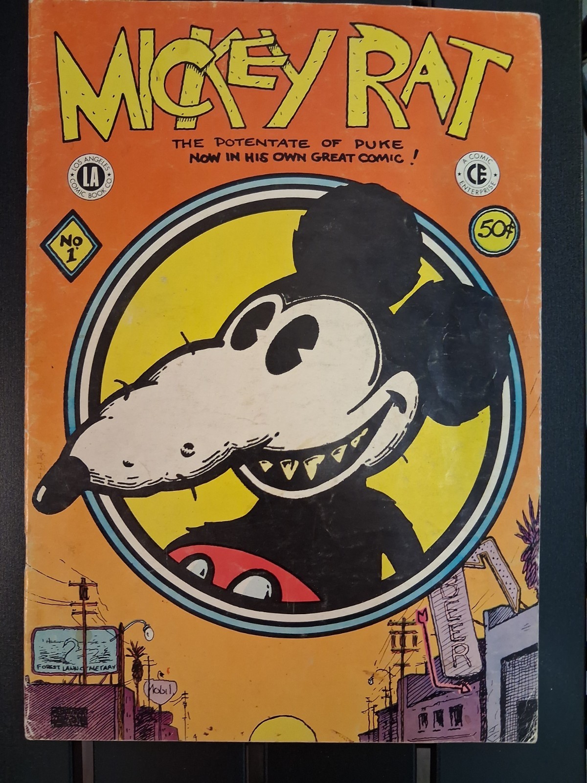 Mickey Mouse Rat #1 Underground Comix Los Angeles Comic Book Company 1972