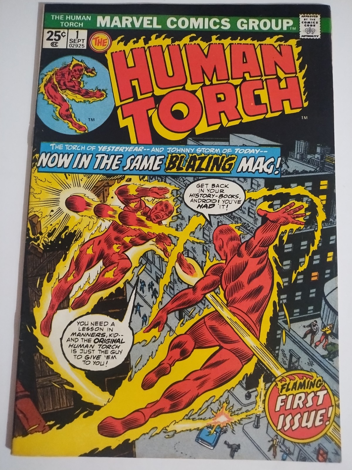 HUMAN TORCH #1 Bronze Age 1974 Johnny Storm