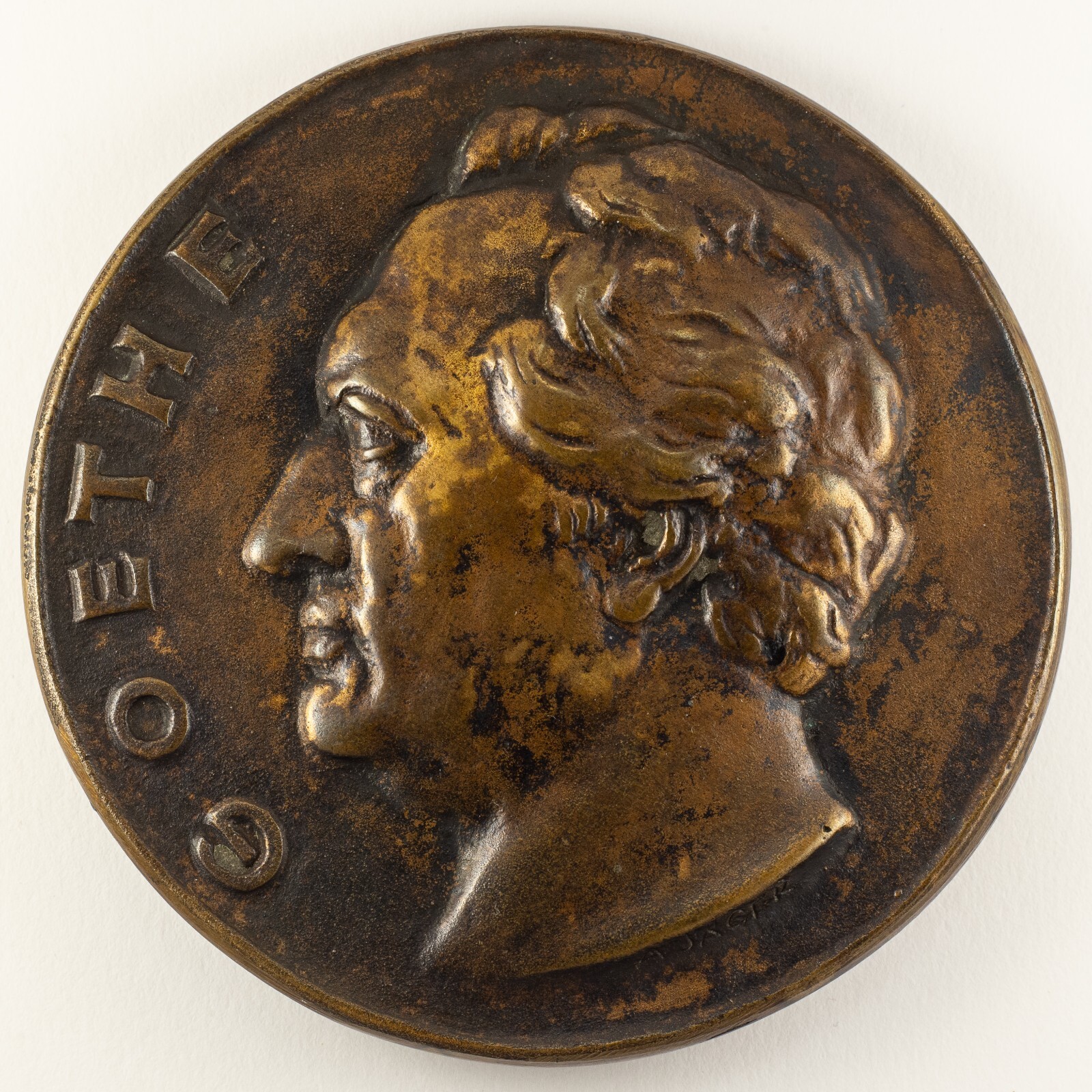 Johann Wolfgang von Goethe Medal - Frankfurt - Signed by Adolf Jäger