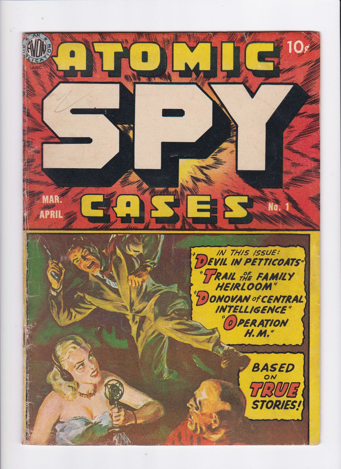 ATOMIC SPY CASES #1 [1950 VG] 
