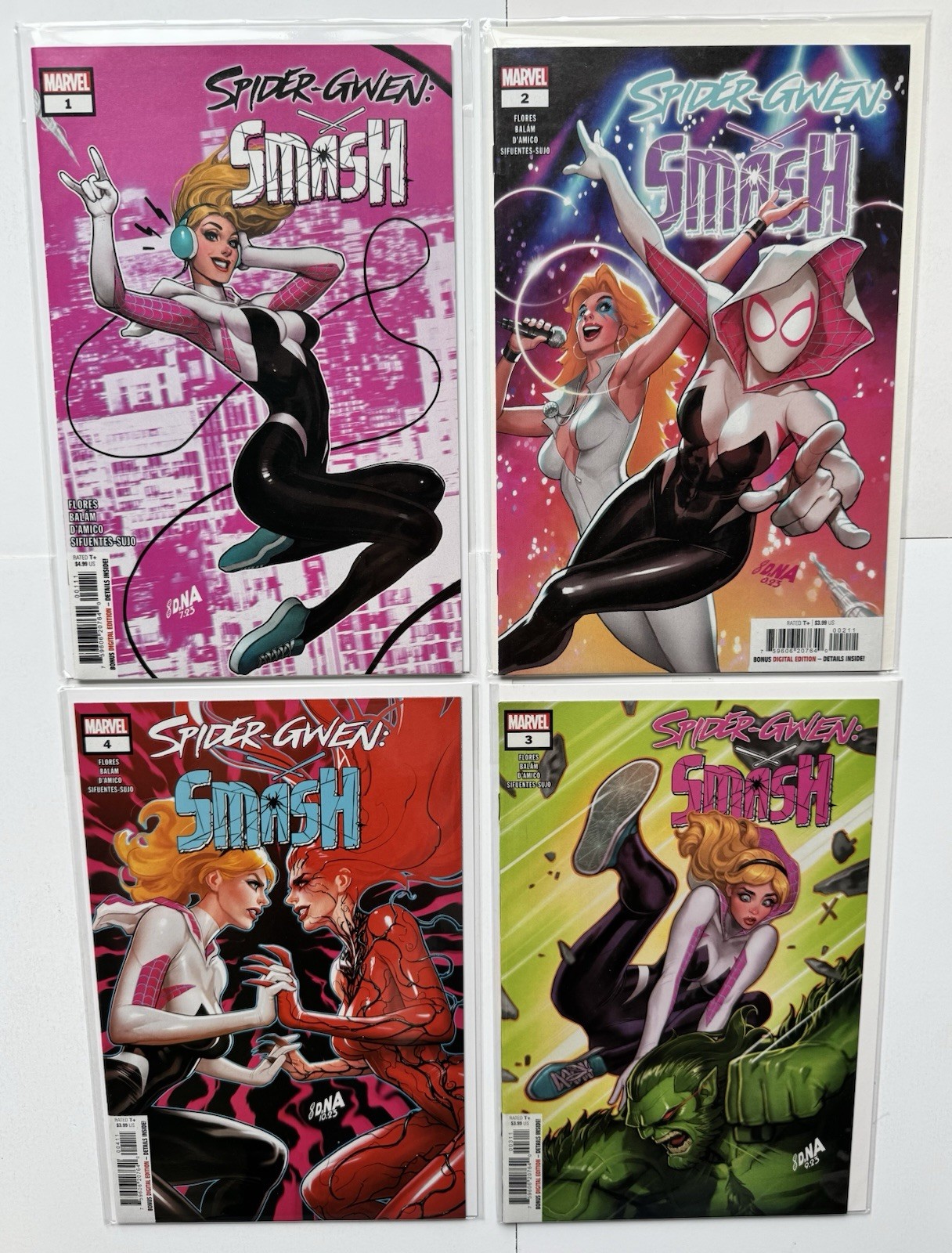 Spider-Gwen: Smash #1-4 Complete Series Nakayama Marvel 2023 NM