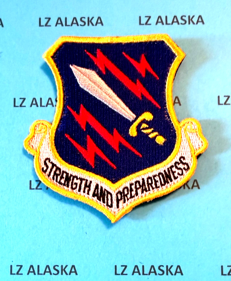 US AIR FORCE 21st SPACE WING STRENGTH AND PREPAREDNESS FULL COLOR PATCH (AFH)