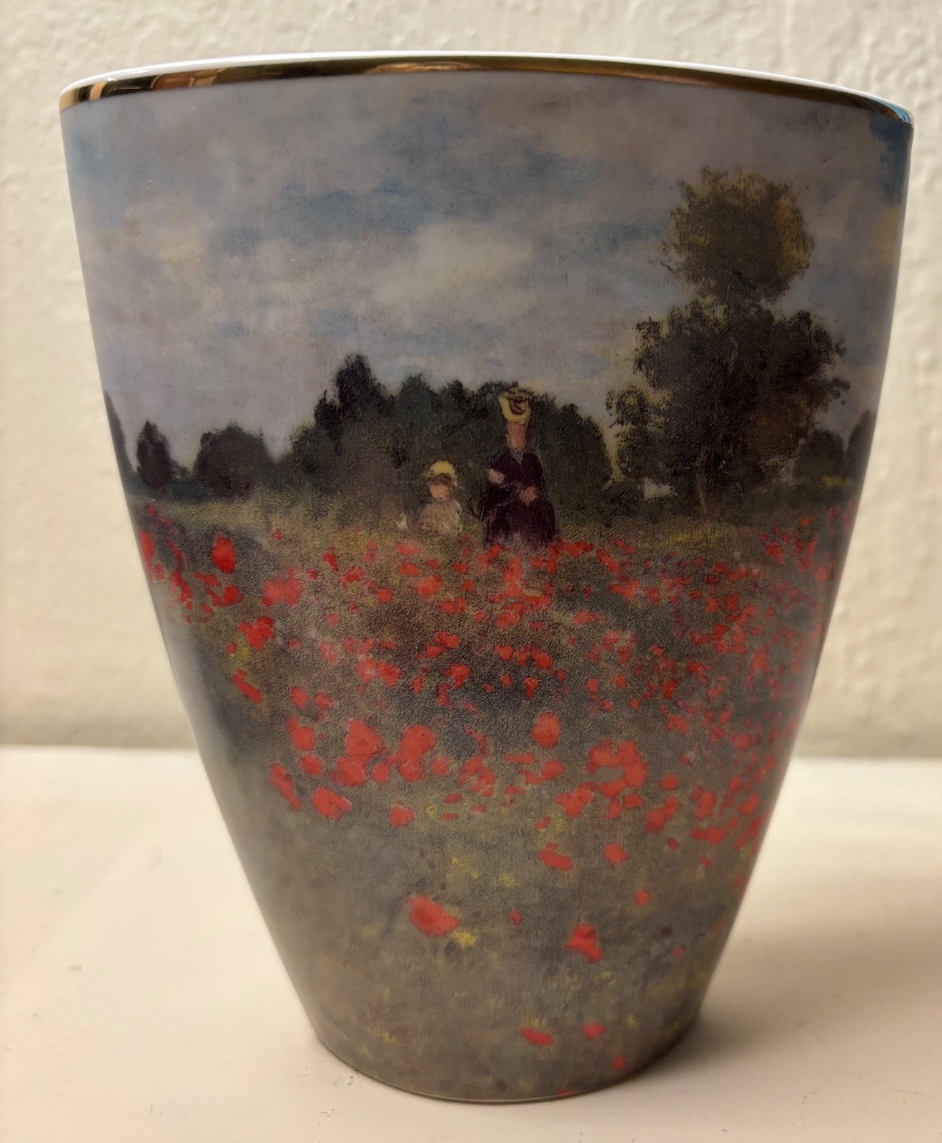Goebel Artis Orbis Claude Monet Fleurs de Pavot Numbered Vase 4737/5000