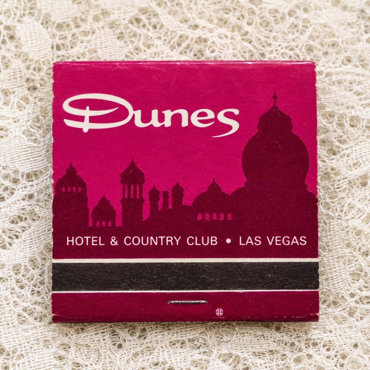 Sultan\'s Table Dunes Hotel Casino Las Vegas Matchbook Unstruck c1960s 1970s NOS