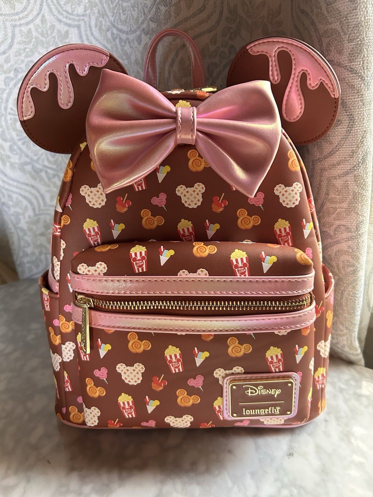 Loungefly Disney Minnie Mouse Cosplay Scented Treats Mini Backpack NWT