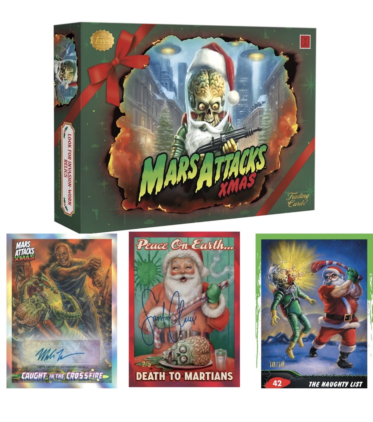 2026 Topps Mars Attacks Christmas Hobby Box Factory Sealed - Presale