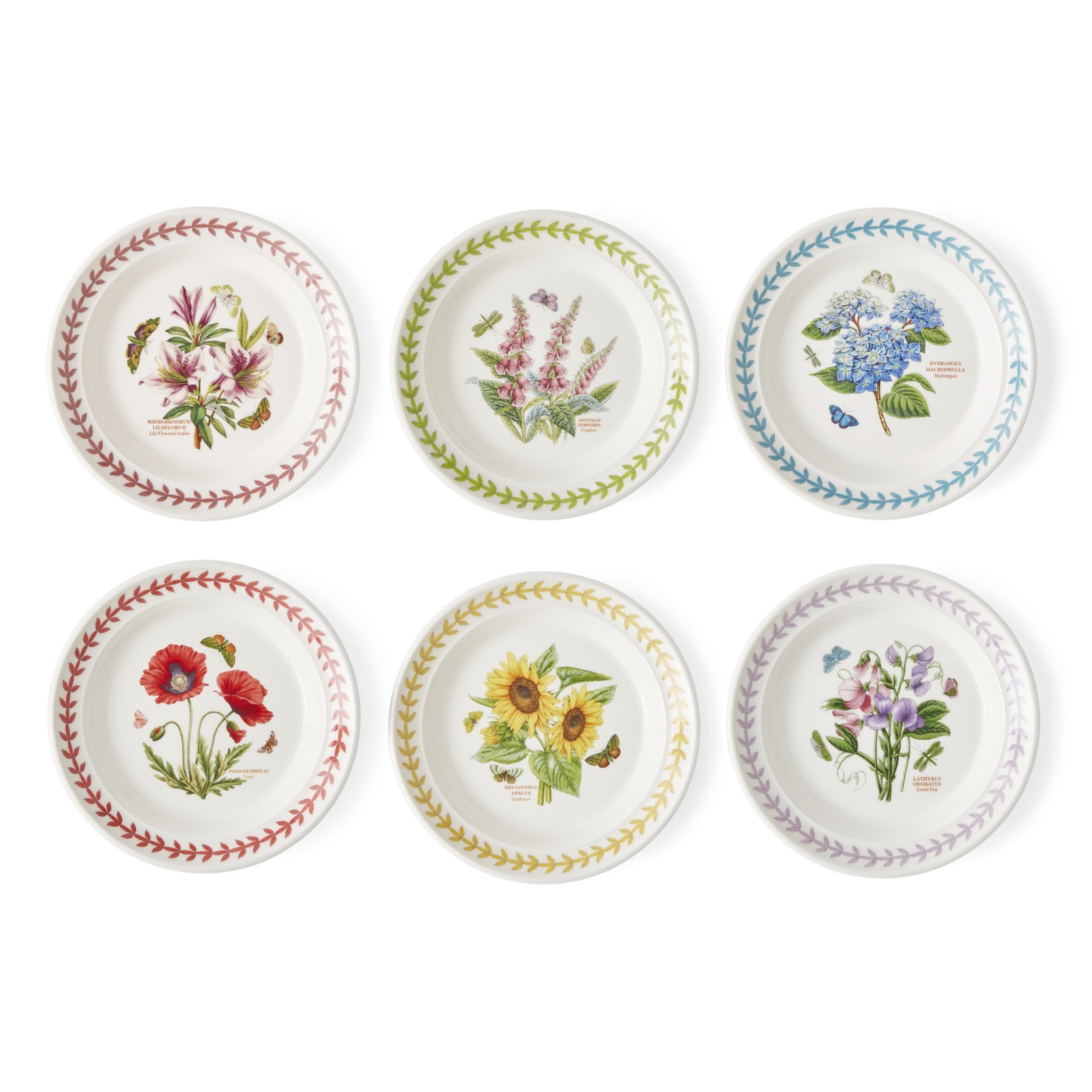 Portmeirion Botanic Garden Meadow Side Plate - Set of 6