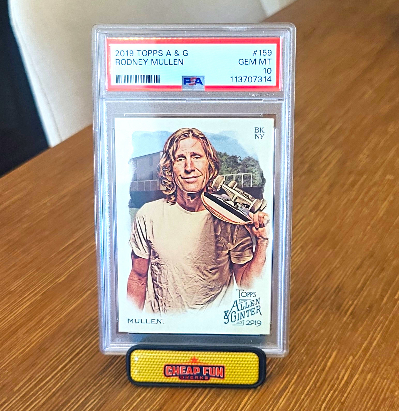 Topps 2019 Allen & Ginter #159 Rodney Mullen PSA 10 Cert 113707314