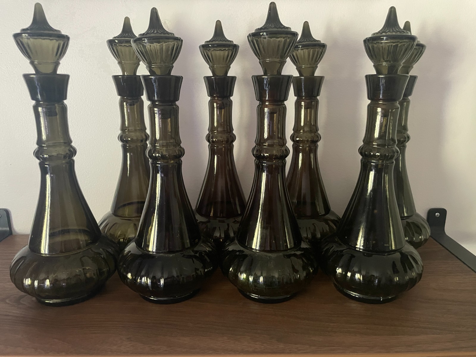 8 Smoky Crystal Vintage Jim Beam \