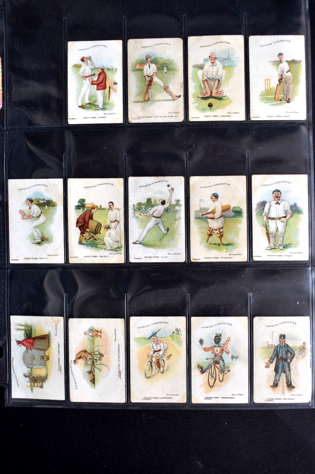 1905 WILLS (AUST.) *SPORTING TERMS* VICE REGAL BACK NEAR COMPLETE SET 24/25 RARE