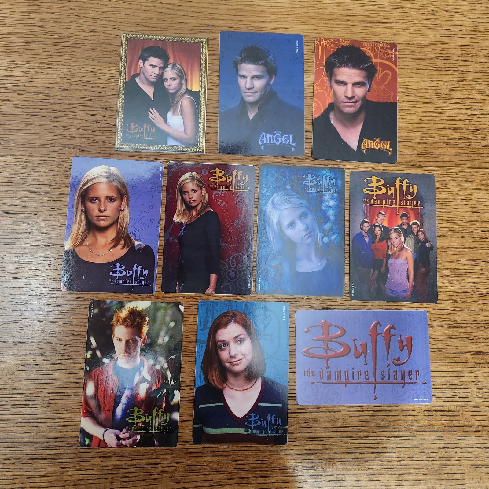 VINTAGE 1999 LOT OF 10 FOX BUFFY THE VAMPIRE SLAYER VENDING MACHINE STICKERS