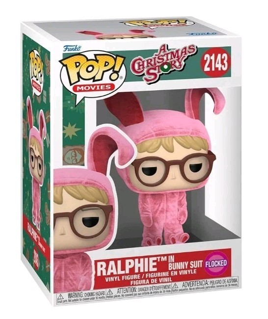 Funko Pop Movies: A Christmas Story Ralphie in the Bunny Suit Flocked Mid-Oct