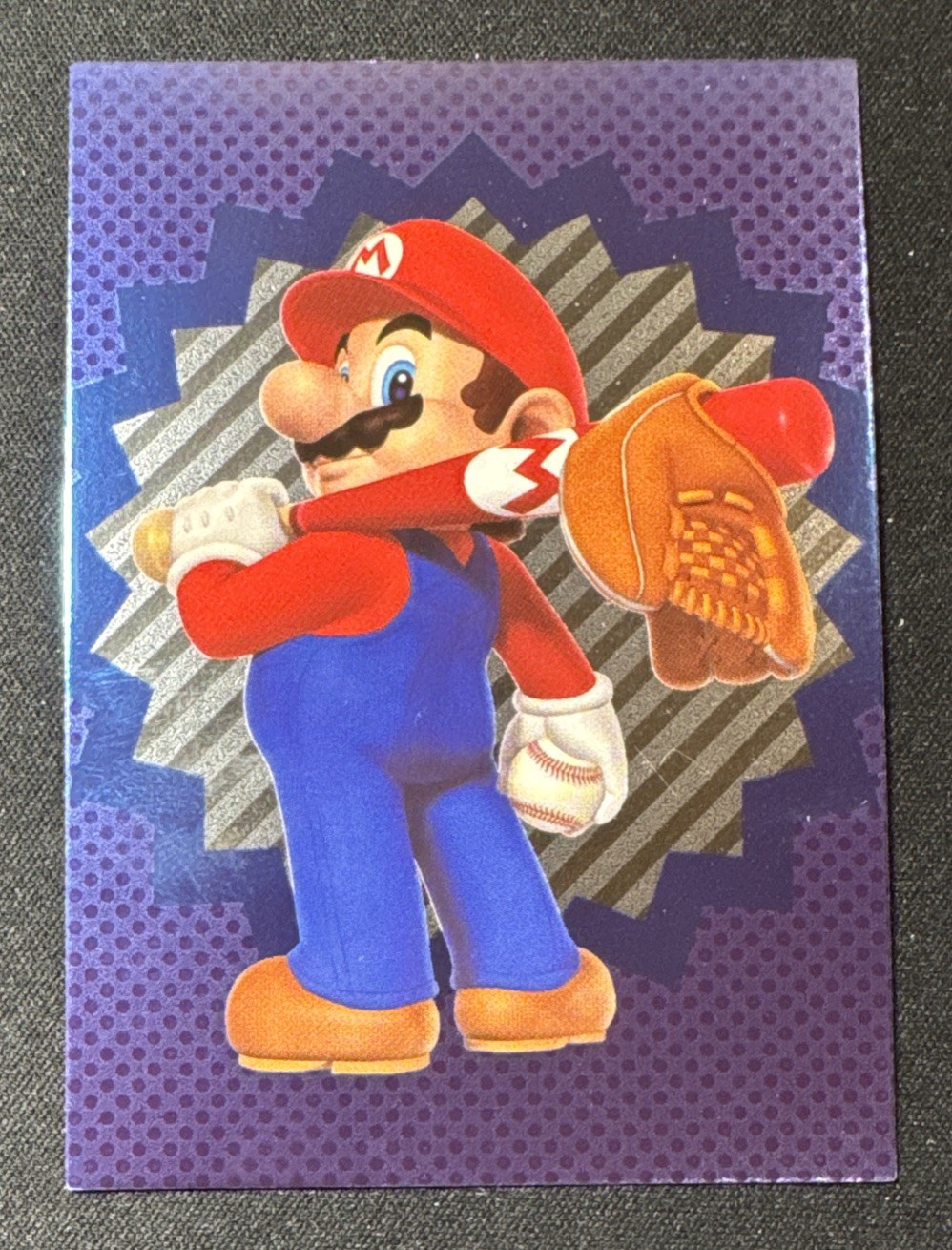 Mario Baseball 2022 Panini Super Mario Sport Blue Card #190 Super Sluggers