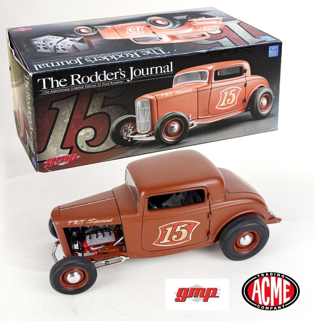 GMP 1/18 1932 Ford Roadster 3 Window Limited Edition Hot Rod Model