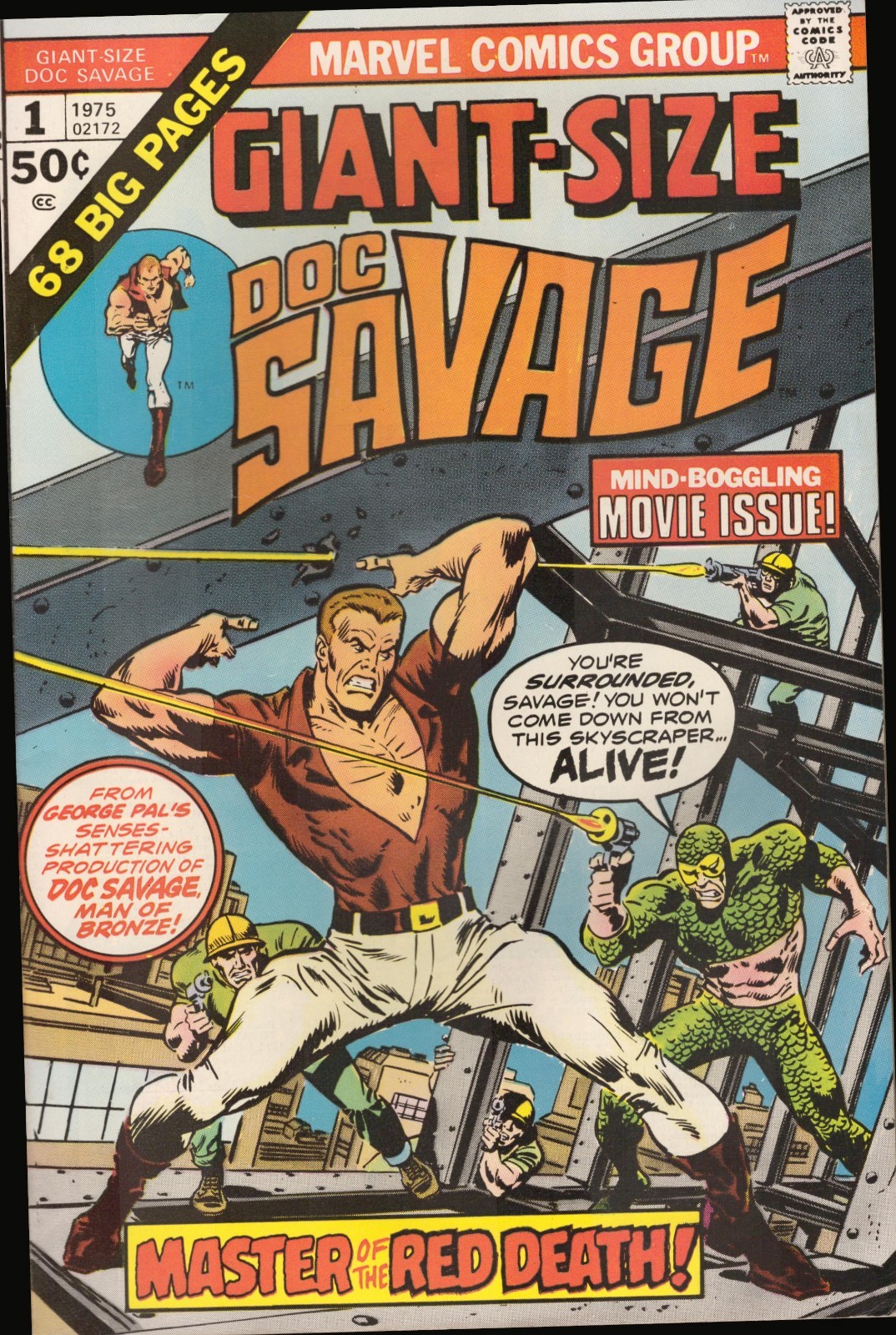 53635: MARVEL GIANT-SIZE DOC SAVAGE #1 F Grade