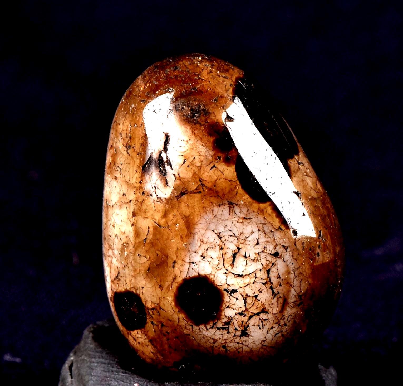 old Mystic Sulemani stone bhaisajyaguru soloman stone evil eye shaman #7685