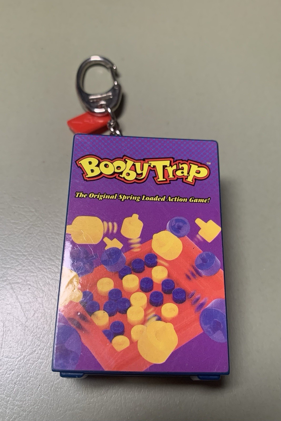1990s  Basic Fun Hasbro Booby Trap Game Keychain