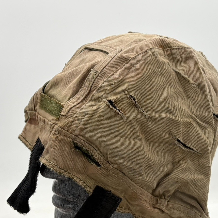VTG  MSA Reversible Helmet Cover Woodland/DCU Camo Large M/L USED