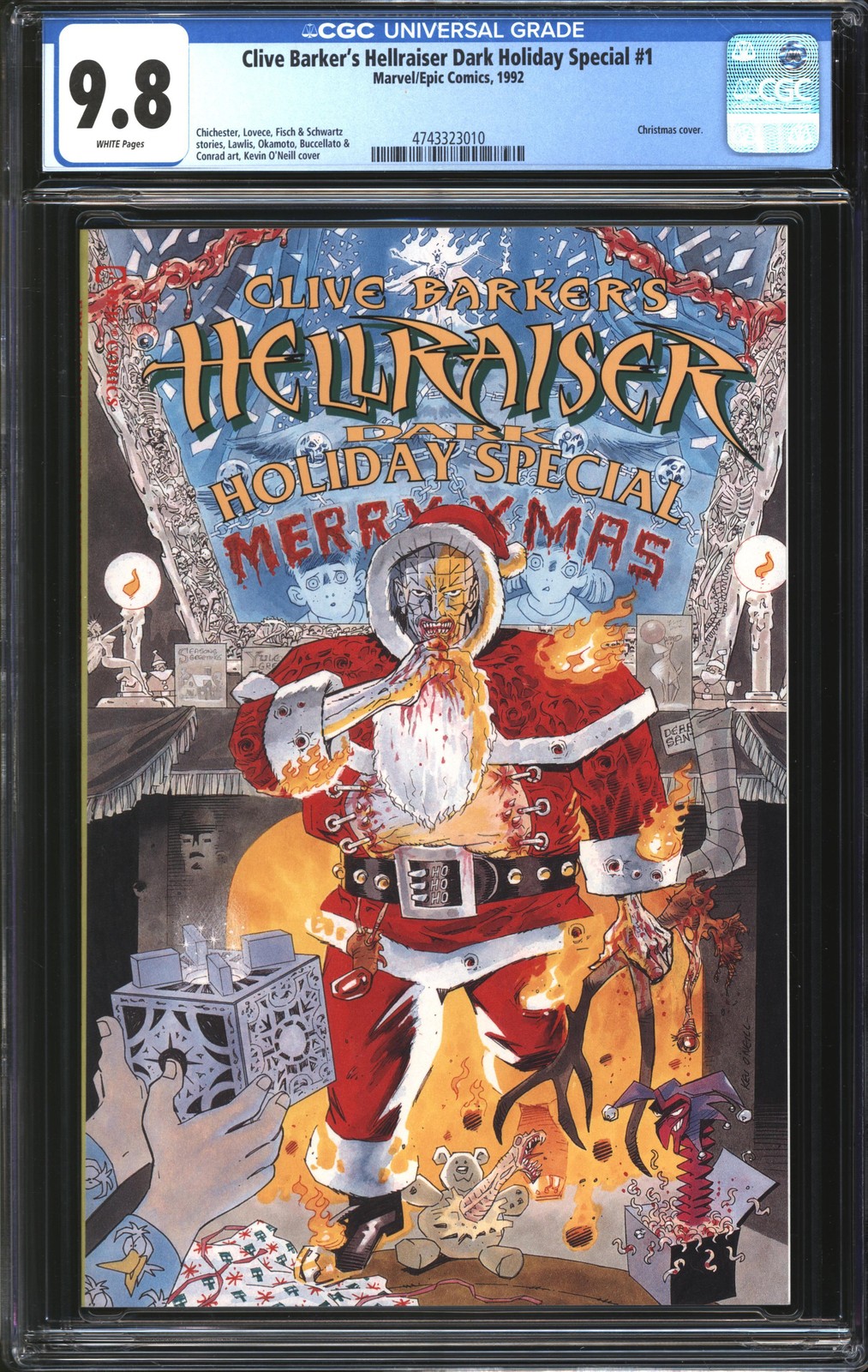 Clive Barker\'s Hellraiser Dark Holiday Special (1992) #1 CGC 9.8 NM/MT