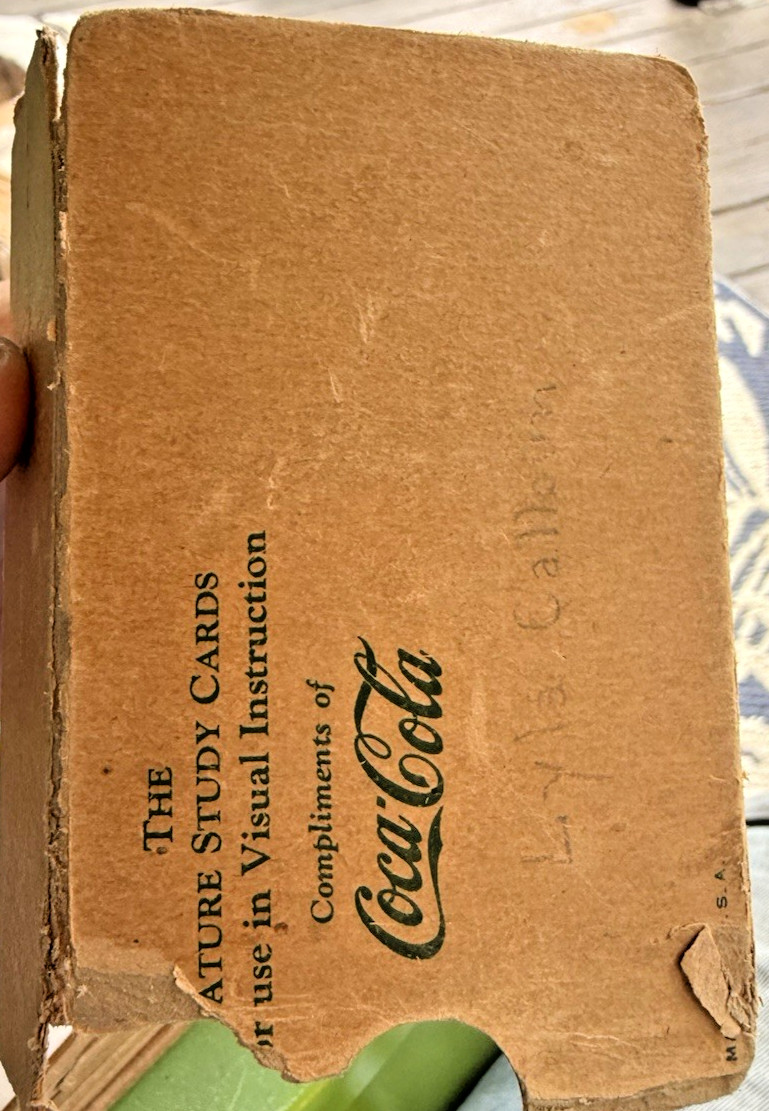 Vintage 1929-33 Coca-Cola Nature Study Cards 8 Series Original Box Sleeves 595s