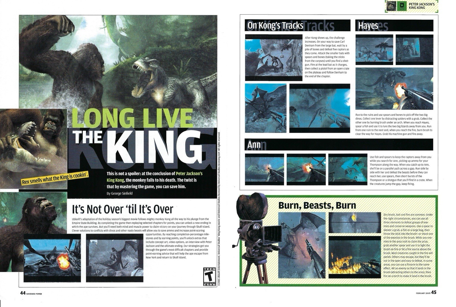 2006 Peter Jackson’s King Kong Long Live The King Ubisoft Retro Print Ad/Article