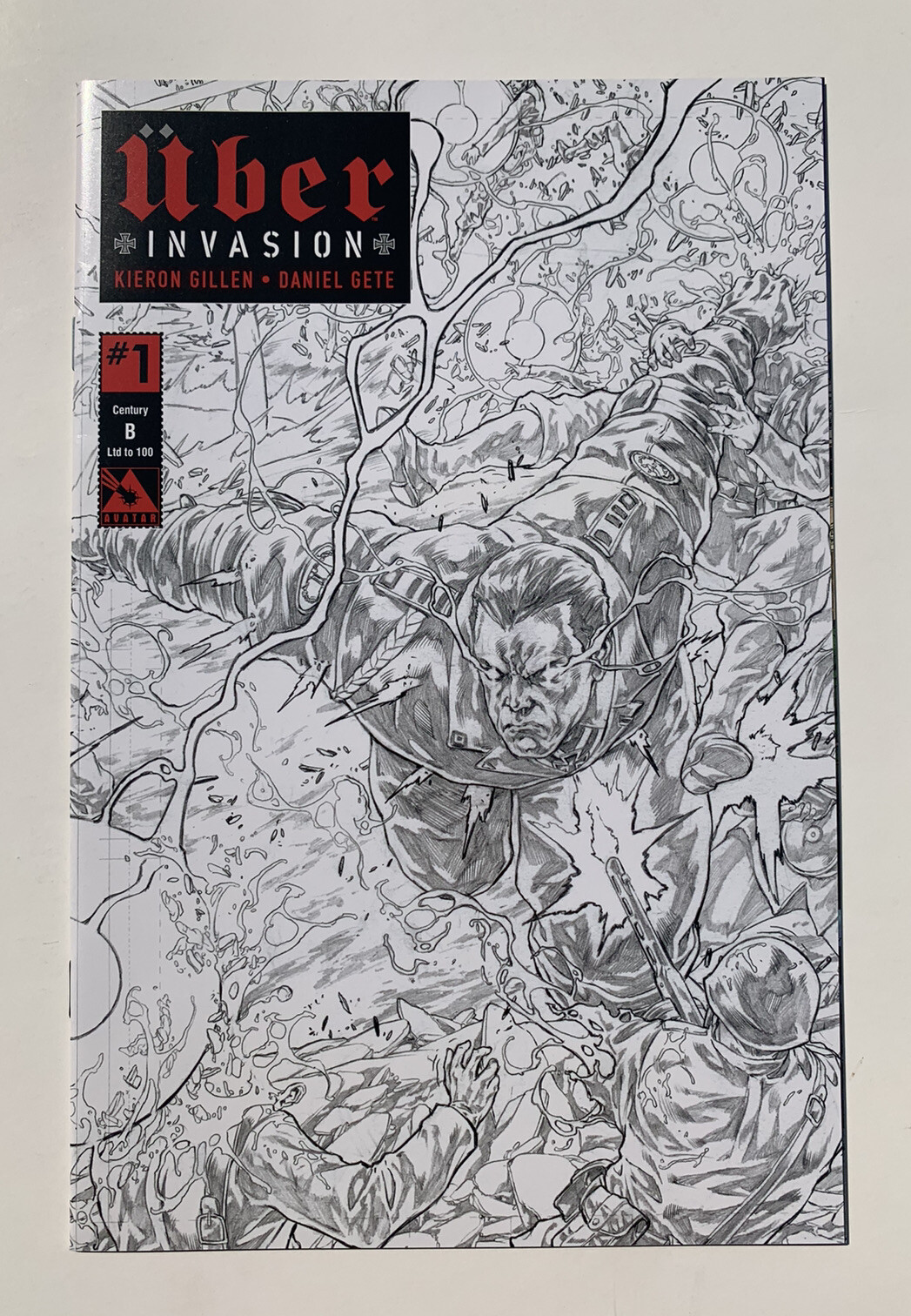 Uber Invasion #1 B Wraparound Sketch Cover (Limited To Only 100) NM+ 