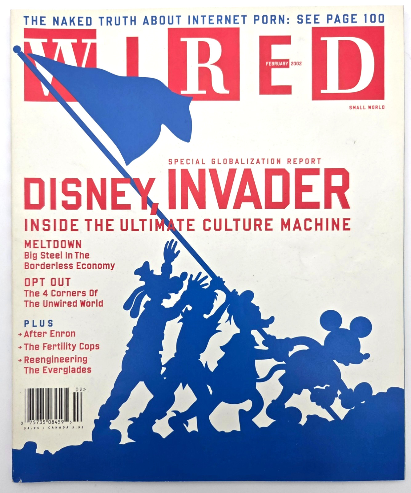 Wired Magazine February 2002 Disney Company Global Culture Takeover Cover Story