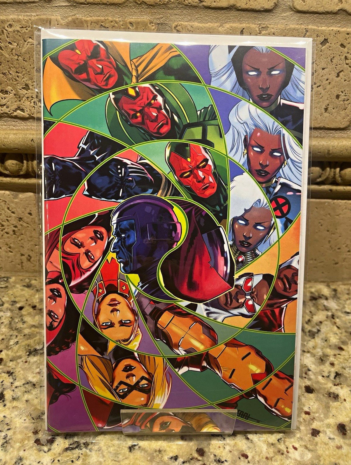 Avengers #34 1:100 Cafu Virgin Variant Marvel Legacy #800 NM