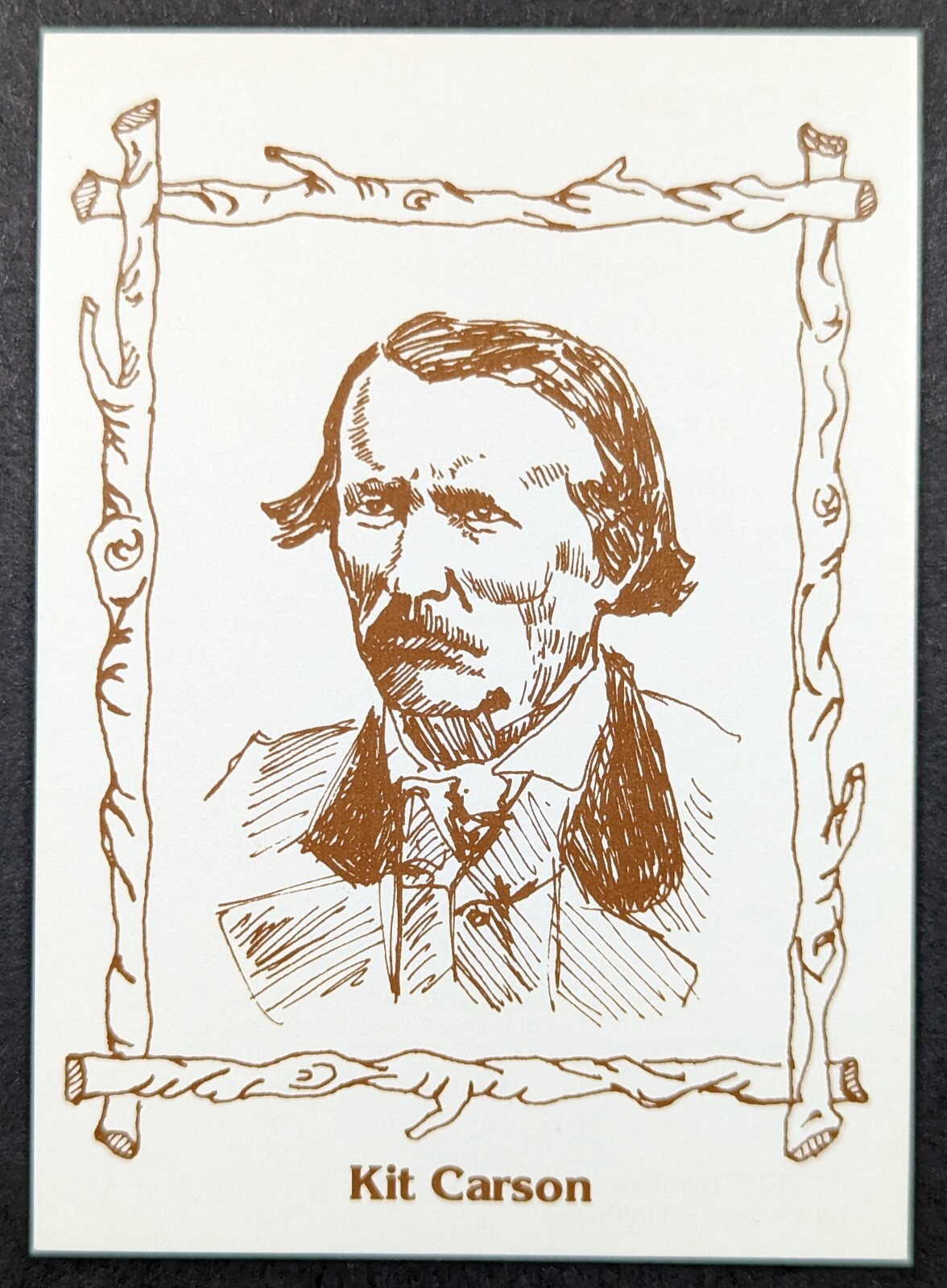 Vintage 1979 Kit Carson Western Legends Card #13 (NM)
