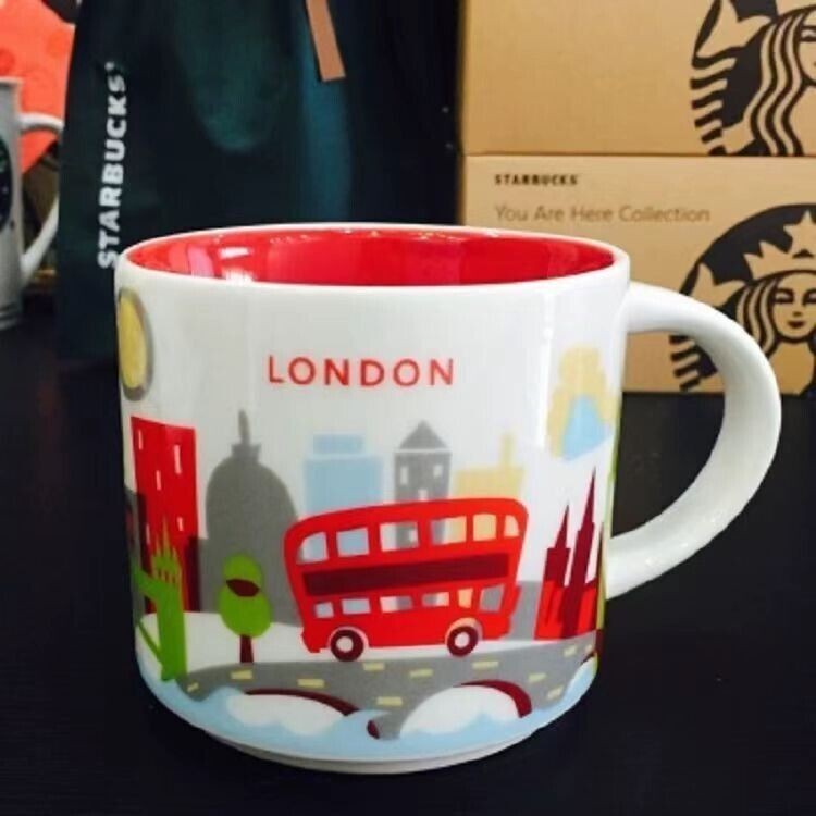Starbucks 2OZ/59ML Mini Global Cities “You Are Here” Coffee Mug Desktop Ornament