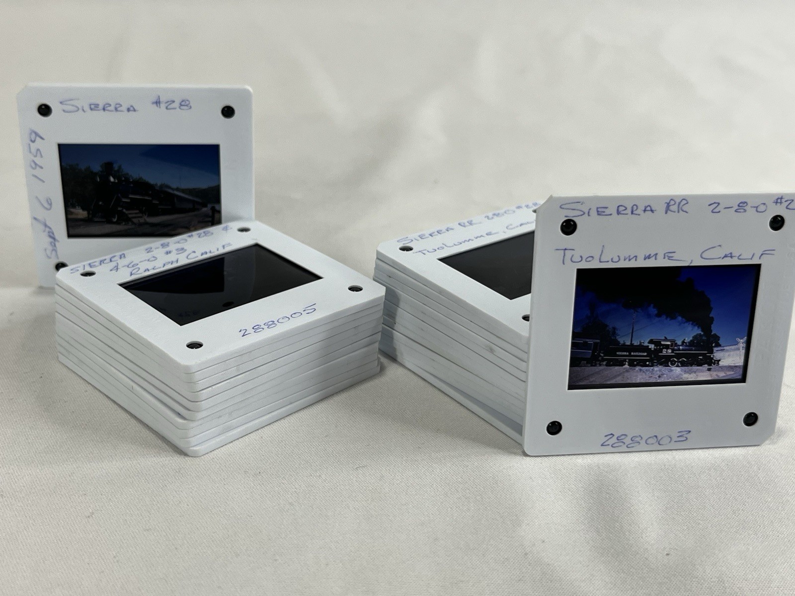 Lot of 23 Vintage 35mm Railroad Slides Sierra RR Steam #28 #3 Cearley