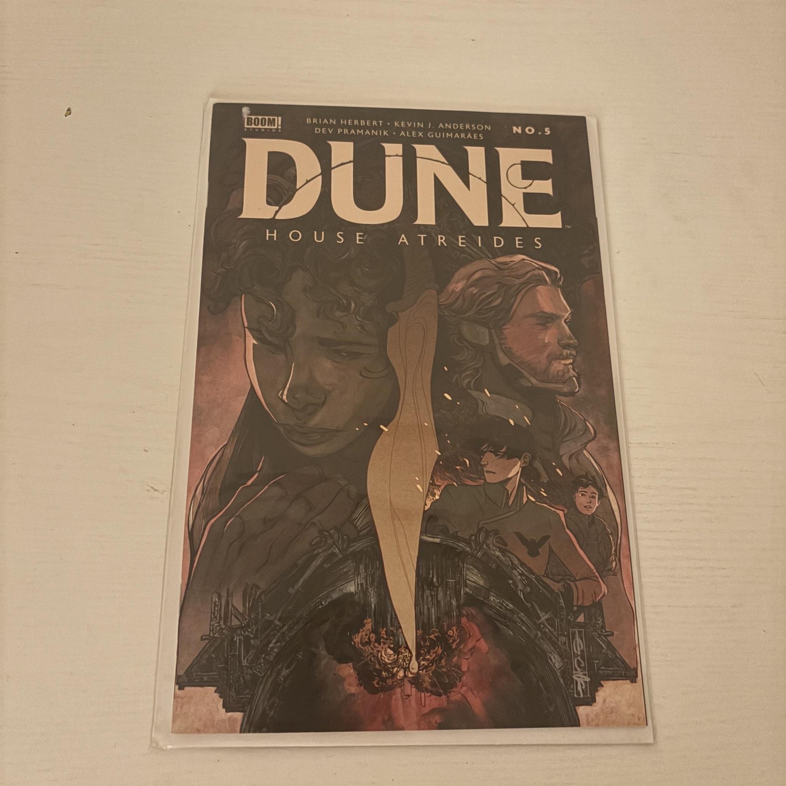 Dune House Atreides BOOM Studios #5 2021 Modern Age Color Comic Book Boarded