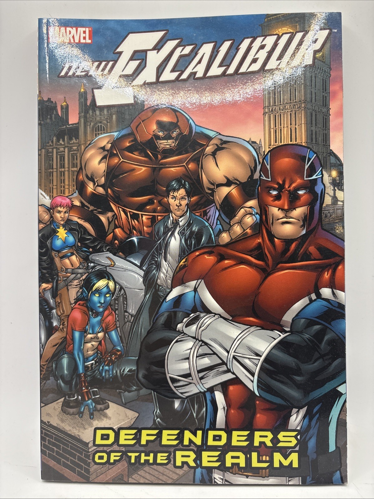 Marvel Comics NEW EXCALIBUR Vol. 1 DEFENDERS OF THE REALM Softcover TPB