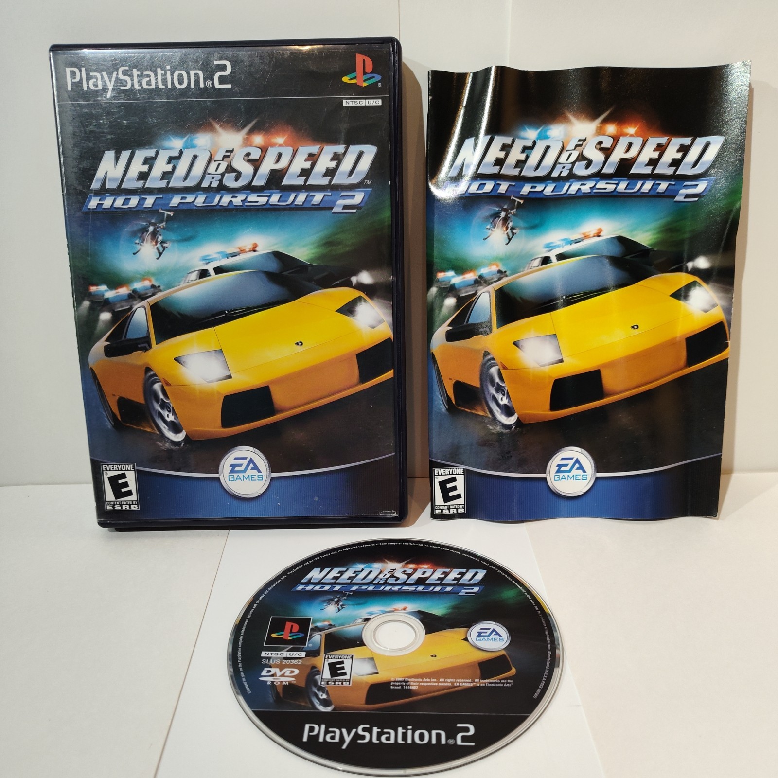 Need for Speed Hot Pursuit 2 (Sony PlayStation 2) CIB Tested 