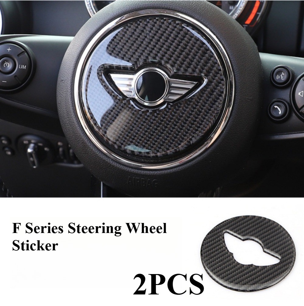 2Pcs Dashboard AC Vent Outlet Frame Trim Carbon Fiber Look Interior Accessories 