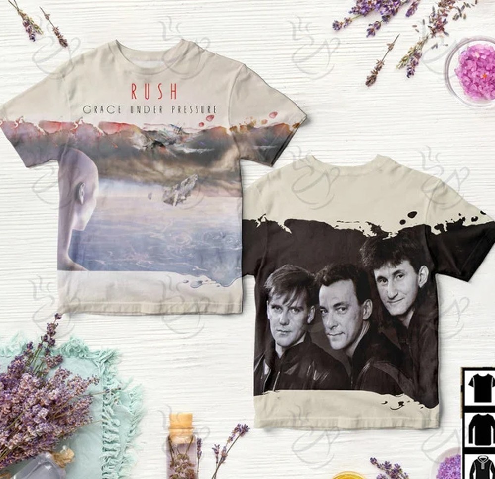 RUsh GRACE UNDER PRESSURE 3D polyester AOP   All Size U18.652