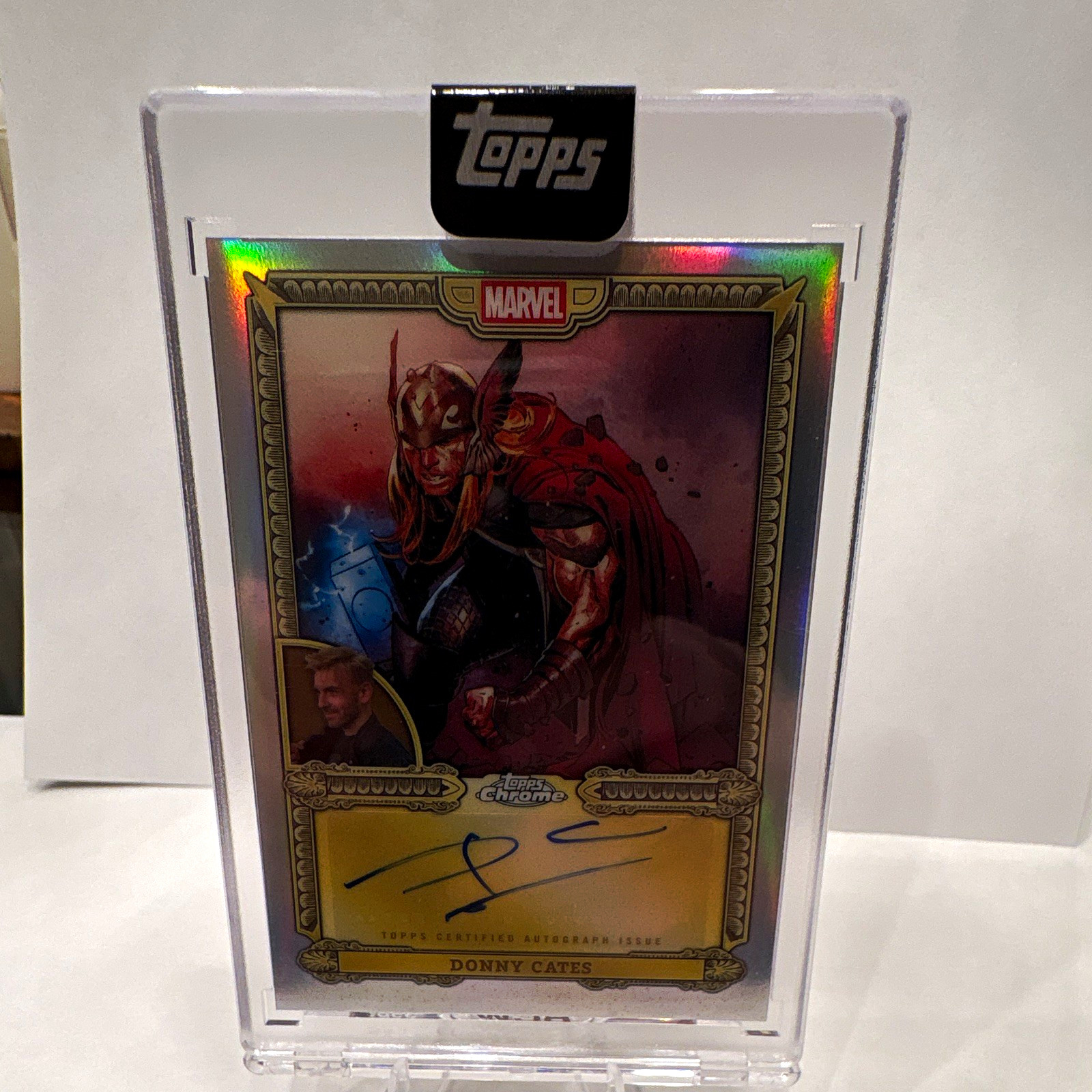 Topps 2026 Mint Marvel Thor Chrome Autograph CA-DCT Donny Cates Signed