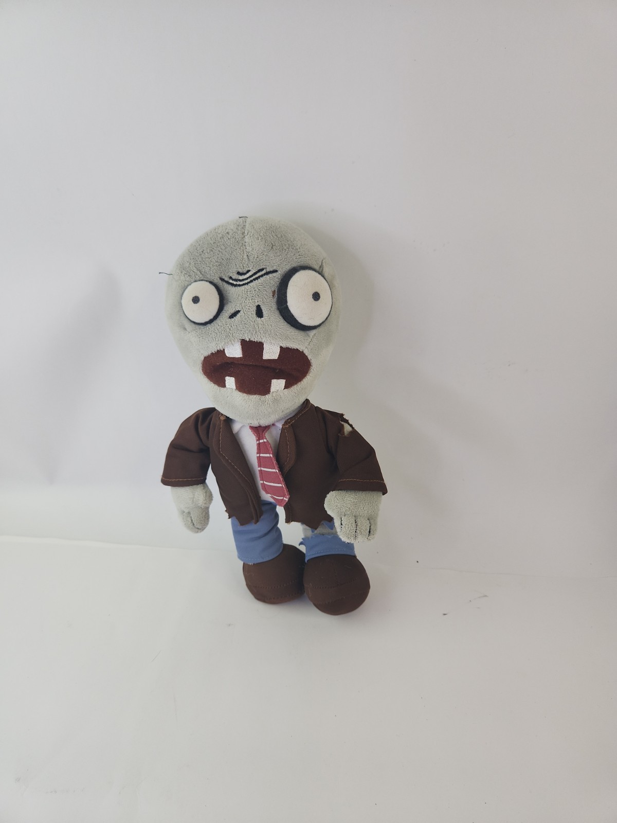 Plants vs Zombies Plush Zombie w/ Tie 2012 Electronic Arts 10.5”